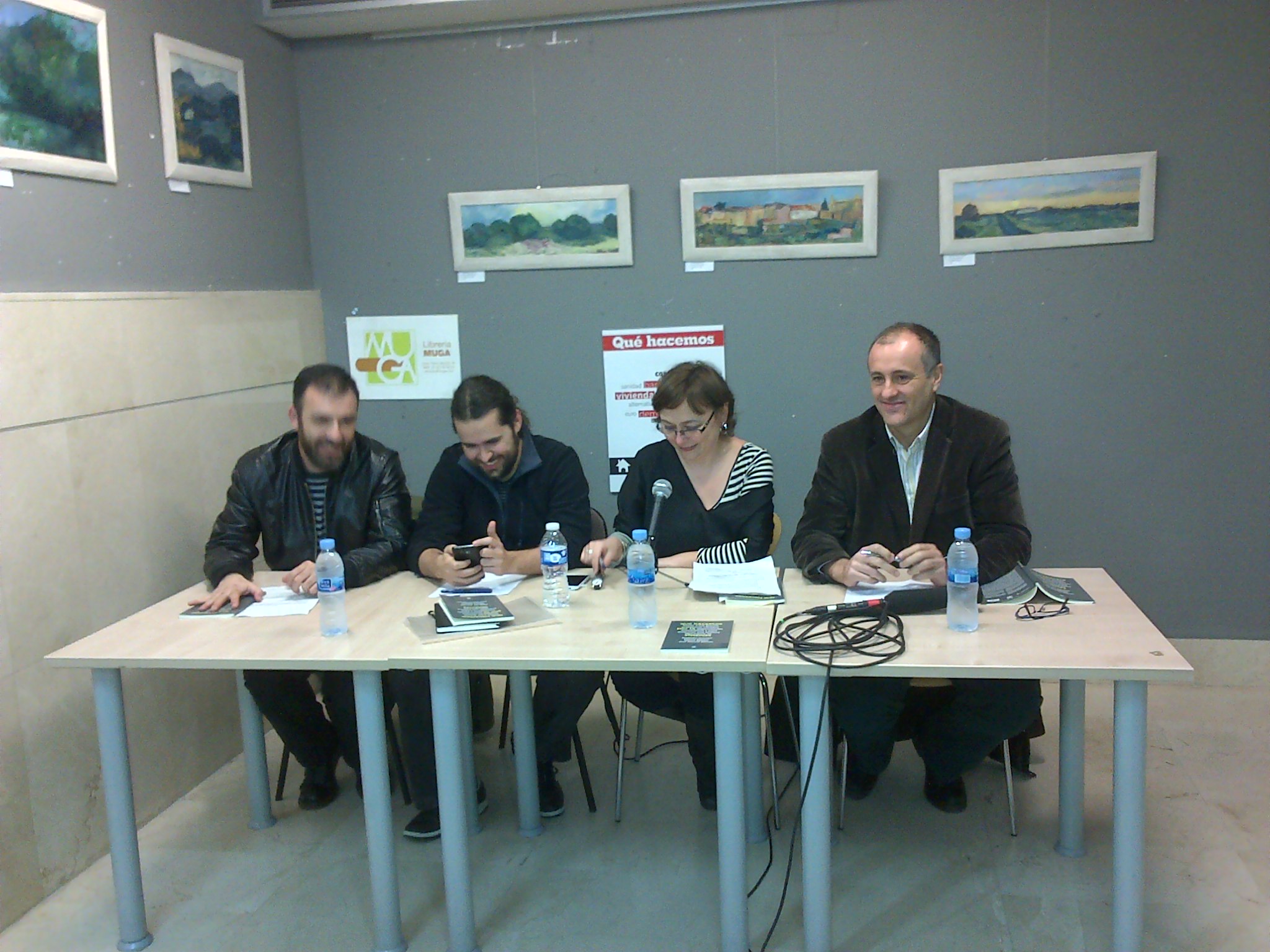 Debate sobre Vivienda. Librería Muga Madrid. Febrero de 2014